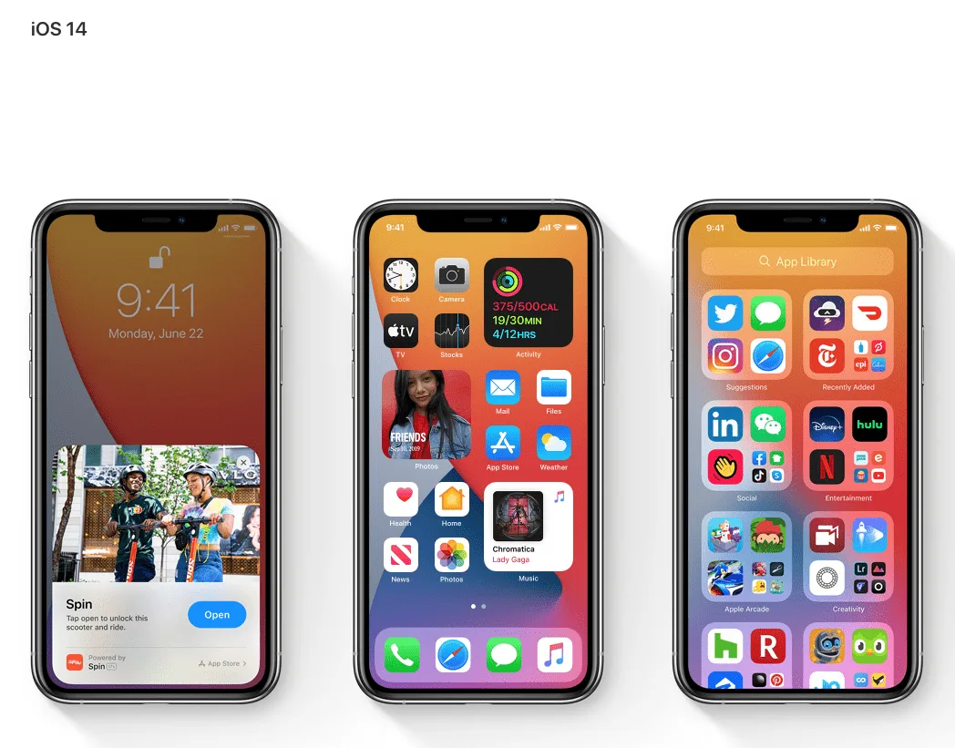 Presentado el nuevo iOS 14 de Apple