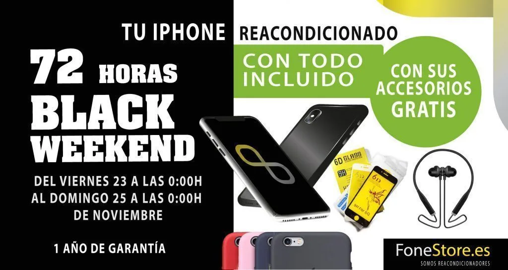 Sí, también tenemos Black Friday o mejor Black Weekend